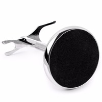 QSHAVE Men uchwyt na golarkę ze stali nierdzewnej pędzel do golenia stojak bezpieczeństwa Razor It uchwyt na golarkę 15cm uchwyt na maszynkę do golenia i szczotka nie w tym 6
